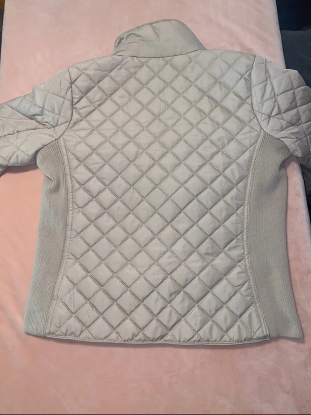 U.S. Polo Assn. Quilted Cream youth Puffer Jacket